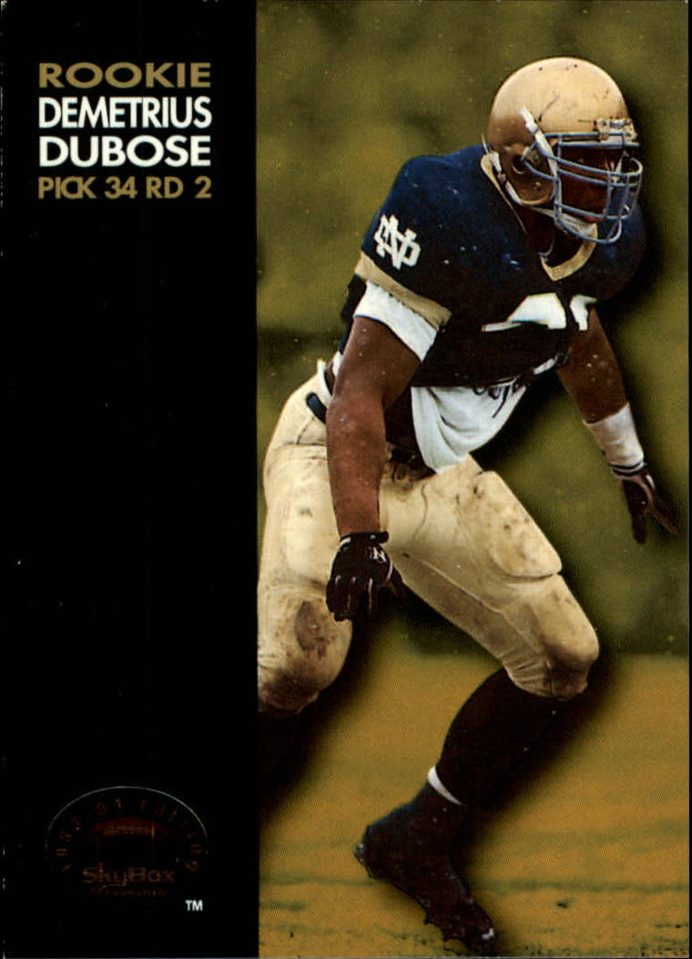 1993 SkyBox Premium #251 Demetrius DuBose RC