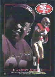 1993 SkyBox Premium Poster Cards #CB5 Jerry Rice/Wide Receiver