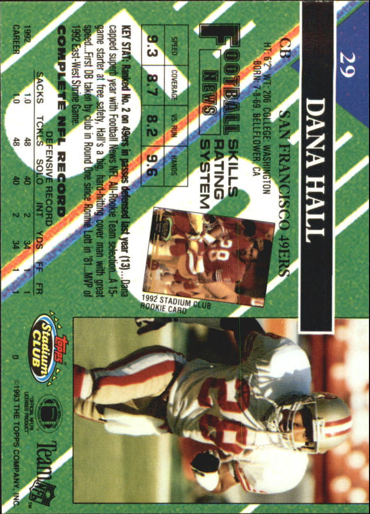 A2126- 1993 Stadium Club FB Card #s 1-250 +Rookies -You Pick- 15+ FREE US SHIP - Picture 58 of 486