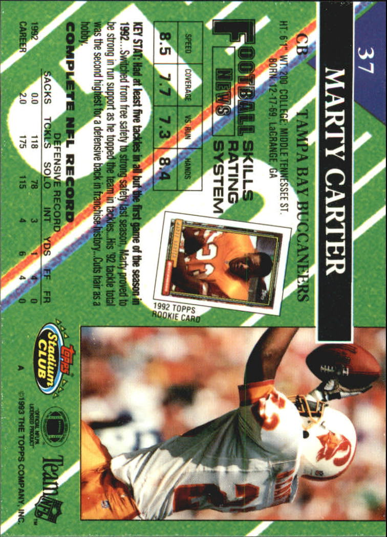 A2126- 1993 Stadium Club FB Card #s 1-250 +Rookies -You Pick- 15+ FREE US SHIP - Picture 74 of 486