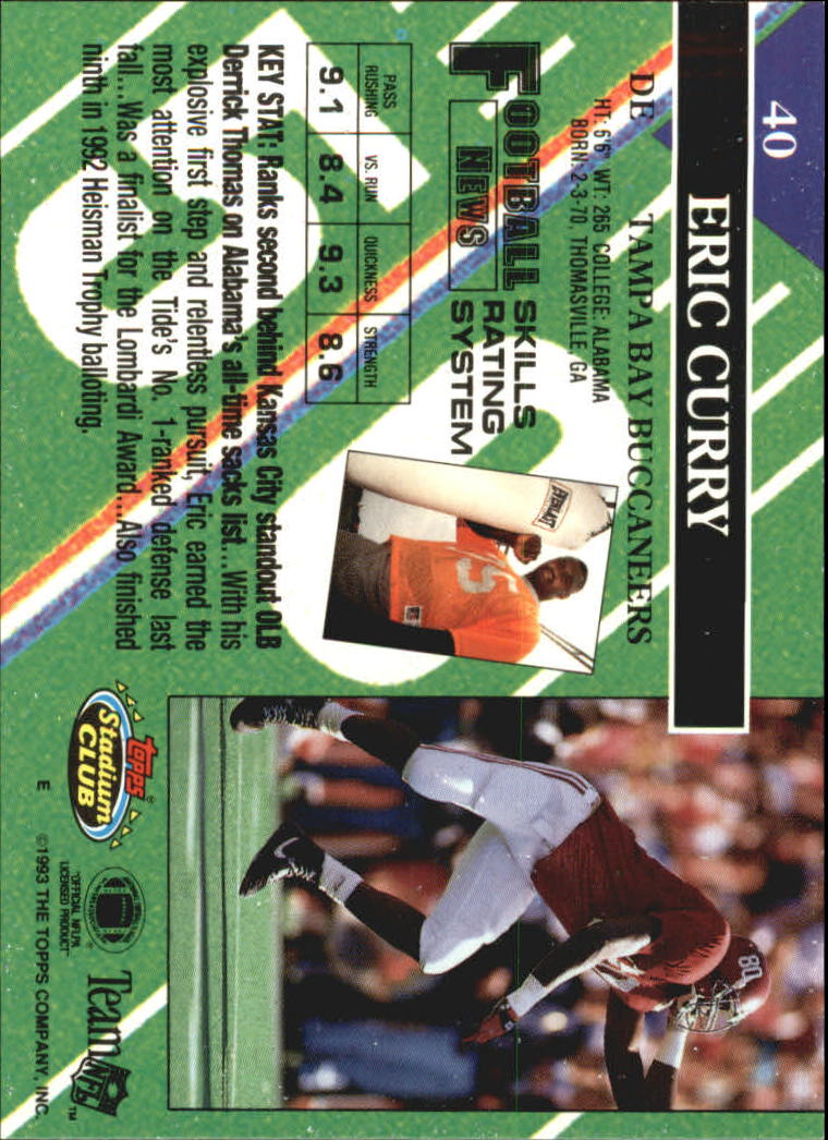 A2126- 1993 Stadium Club FB Card #s 1-250 +Rookies -You Pick- 15+ FREE US SHIP - Picture 80 of 486