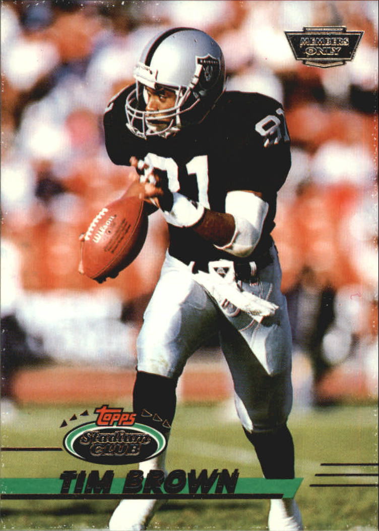 1993 Stadium Club #46 Tim Brown