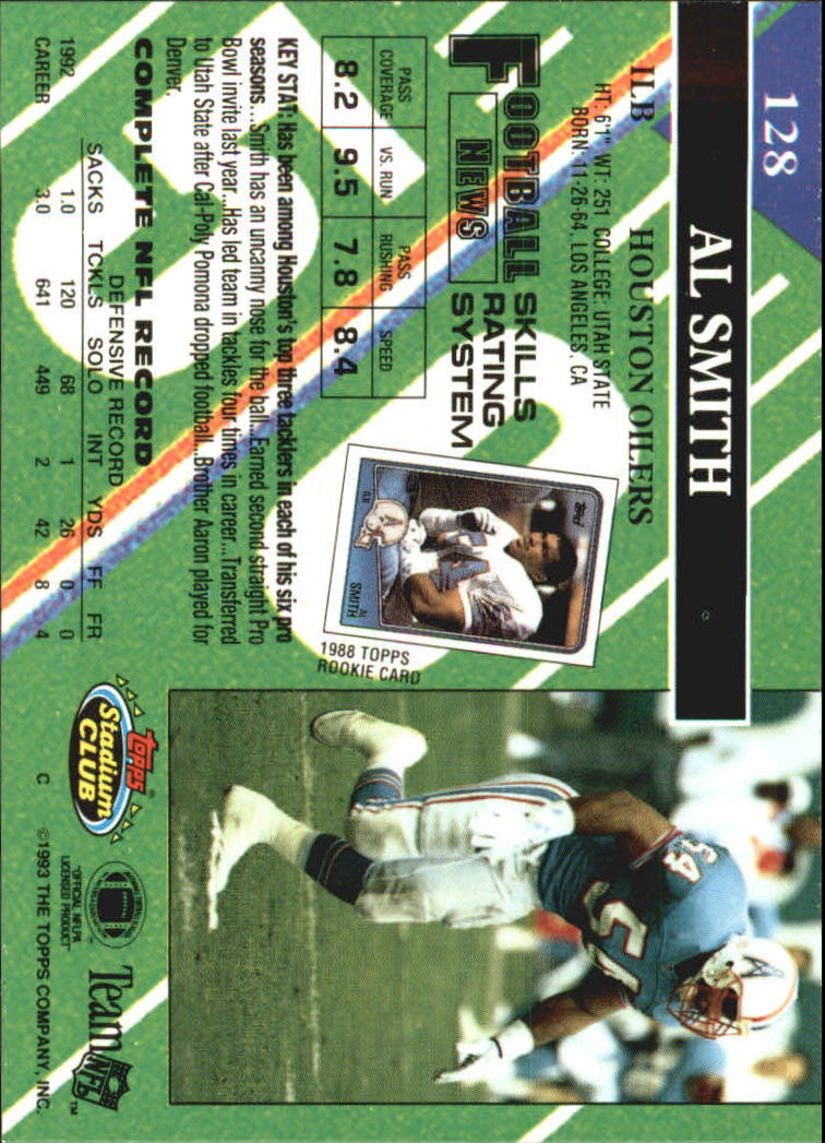 A2126- 1993 Stadium Club FB Card #s 1-250 +Rookies -You Pick- 15+ FREE US SHIP - Picture 248 of 486