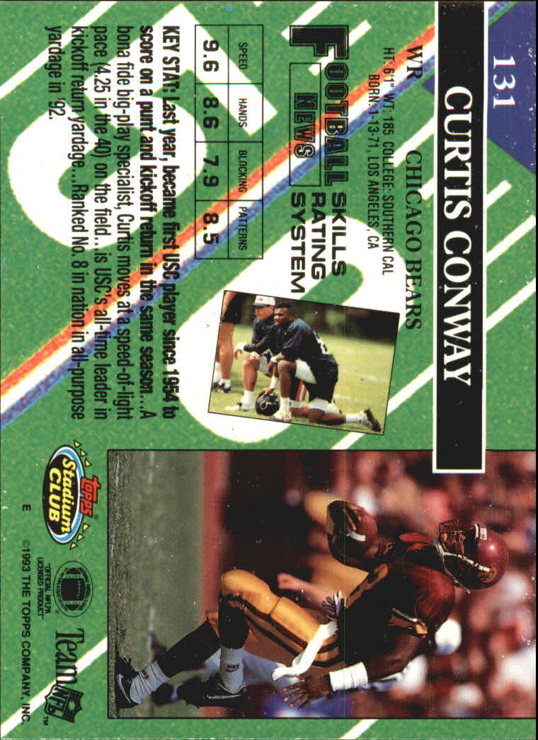A2126- 1993 Stadium Club FB Card #s 1-250 +Rookies -You Pick- 15+ FREE US SHIP - Picture 254 of 486