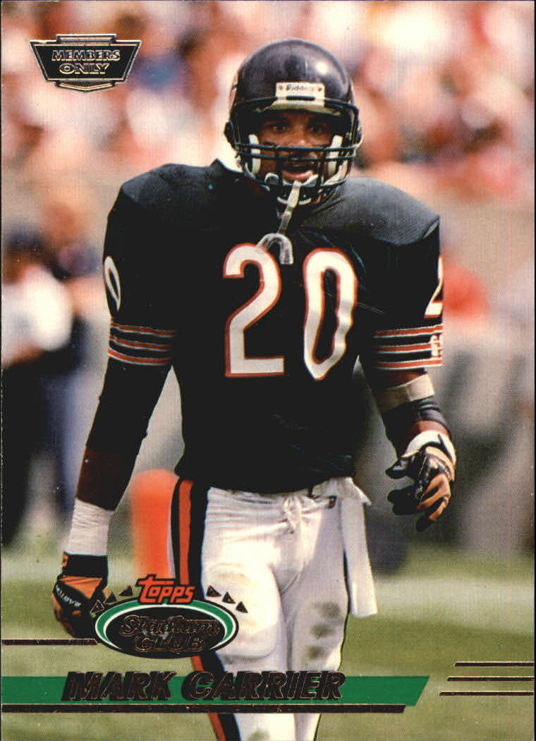 1991 Stadium Club Mark Carrier . Chicago Bears #337