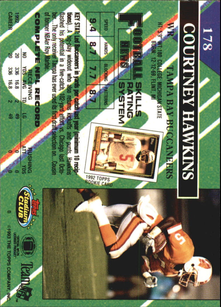 A2126- 1993 Stadium Club FB Card #s 1-250 +Rookies -You Pick- 15+ FREE US SHIP - Picture 346 of 486