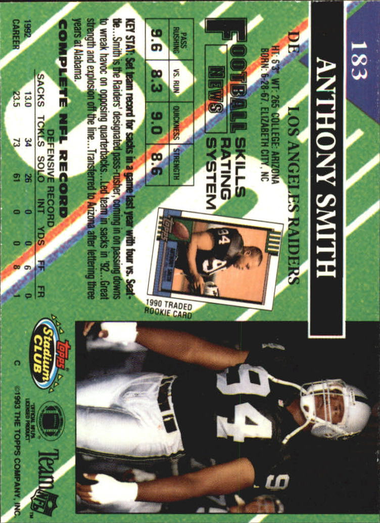 A2126- 1993 Stadium Club FB Card #s 1-250 +Rookies -You Pick- 15+ FREE US SHIP - Picture 356 of 486