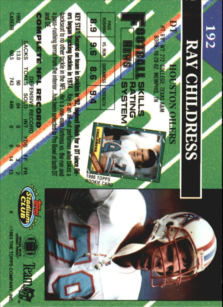 A2126- 1993 Stadium Club FB Card #s 1-250 +Rookies -You Pick- 15+ FREE US SHIP - Picture 374 of 486