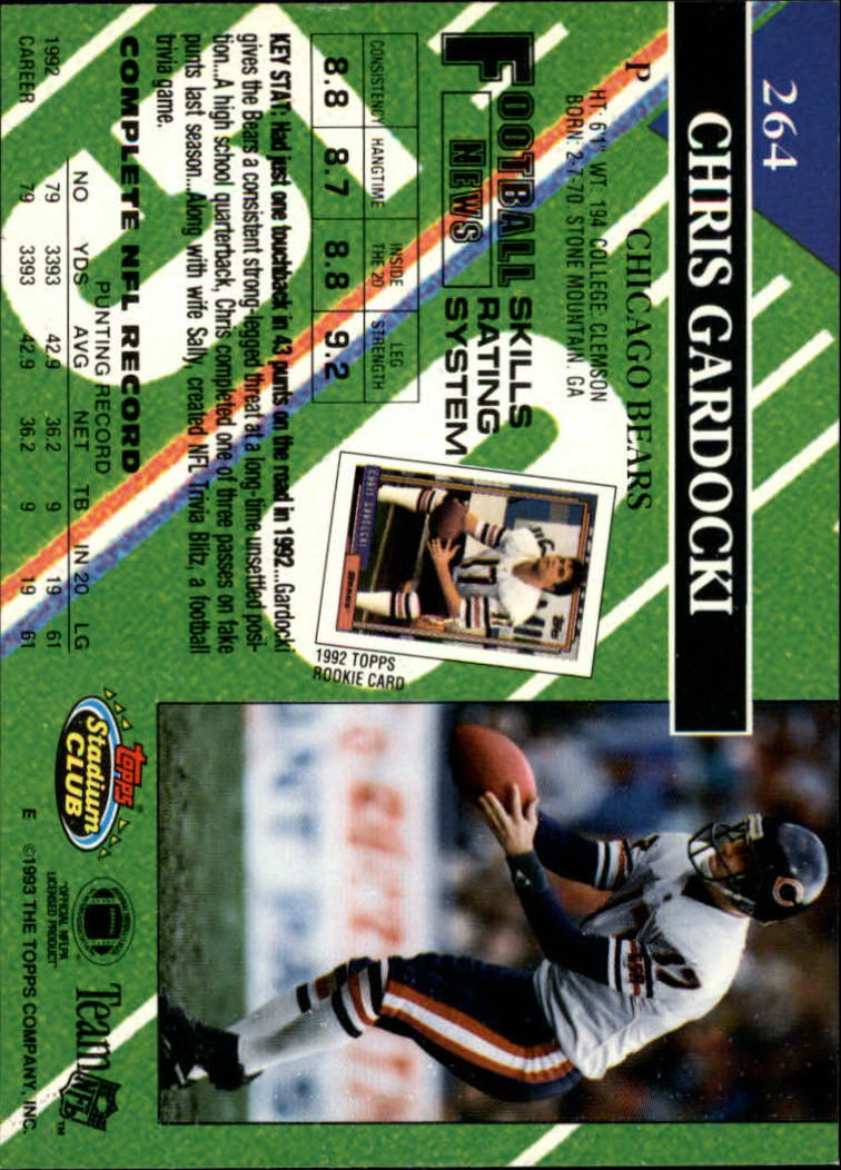 A2126- 1993 Stadium Club FB Cards 251-492 +Rookies -You Pick- 15+ FREE US SHIP - Picture 29 of 473