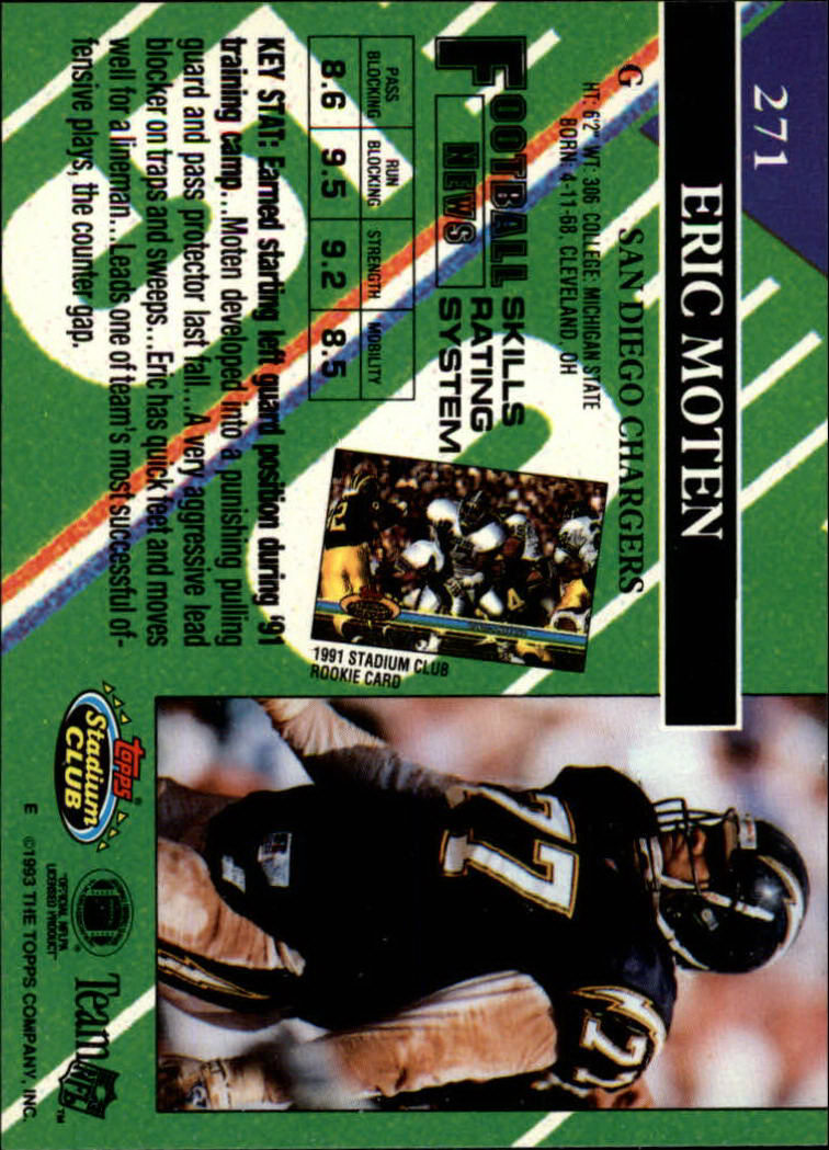 A2126- 1993 Stadium Club FB Cards 251-492 +Rookies -You Pick- 15+ FREE US SHIP - Picture 43 of 473