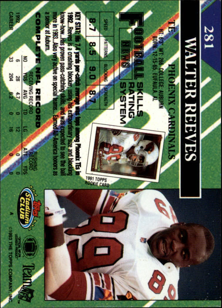 A2126- 1993 Stadium Club FB Cards 251-492 +Rookies -You Pick- 15+ FREE US SHIP - Picture 65 of 473