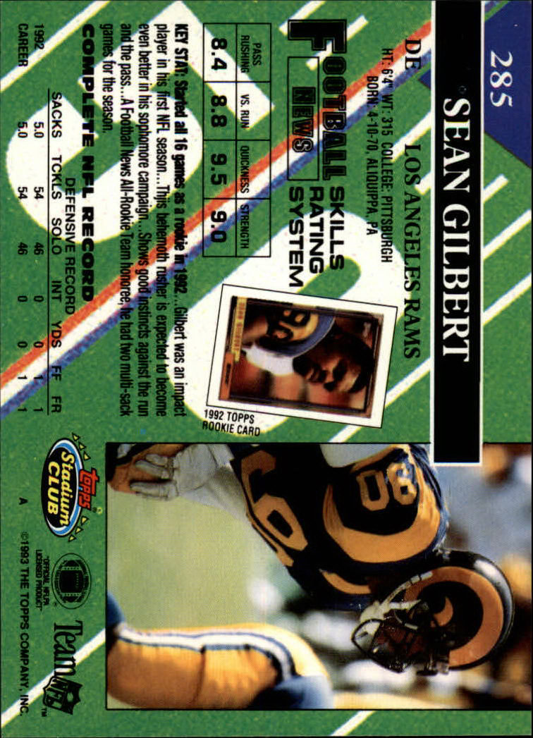 A2126- 1993 Stadium Club FB Cards 251-492 +Rookies -You Pick- 15+ FREE US SHIP - Picture 73 of 473