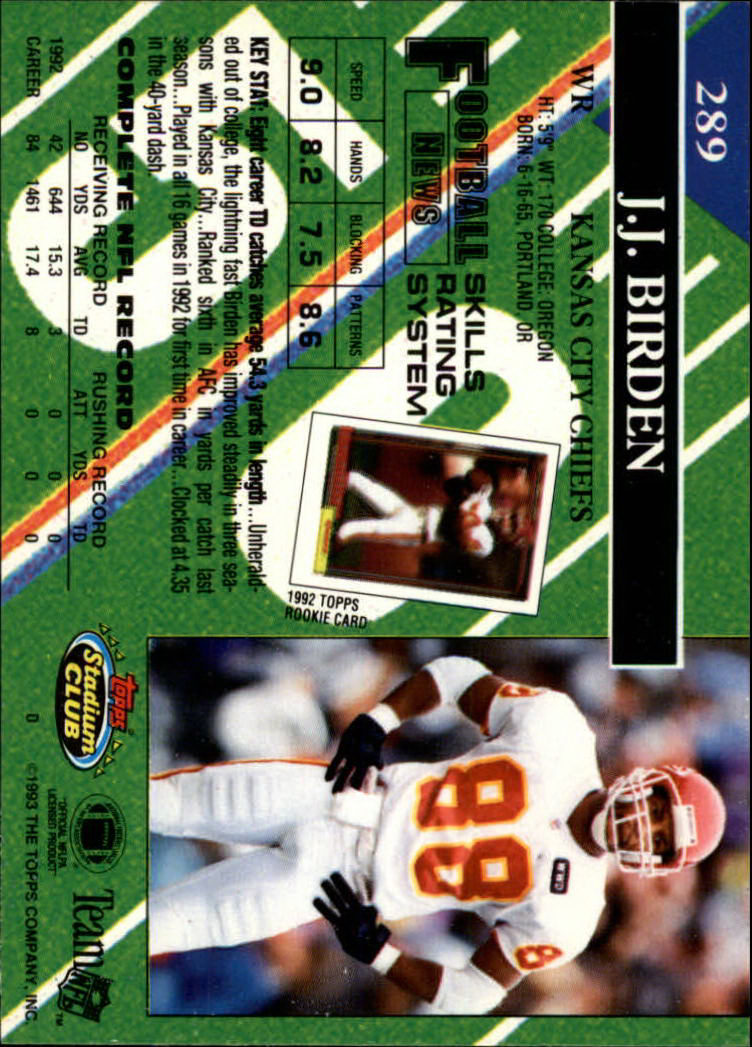 A2126- 1993 Stadium Club FB Cards 251-492 +Rookies -You Pick- 15+ FREE US SHIP - Picture 81 of 473
