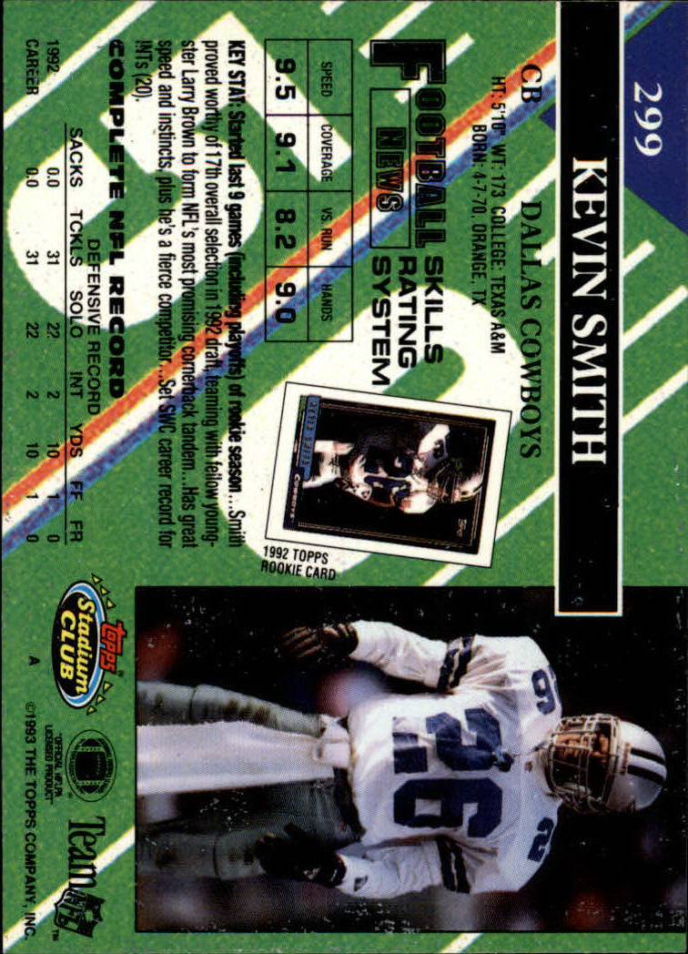 A2126- 1993 Stadium Club FB Cards 251-492 +Rookies -You Pick- 15+ FREE US SHIP - Picture 101 of 473