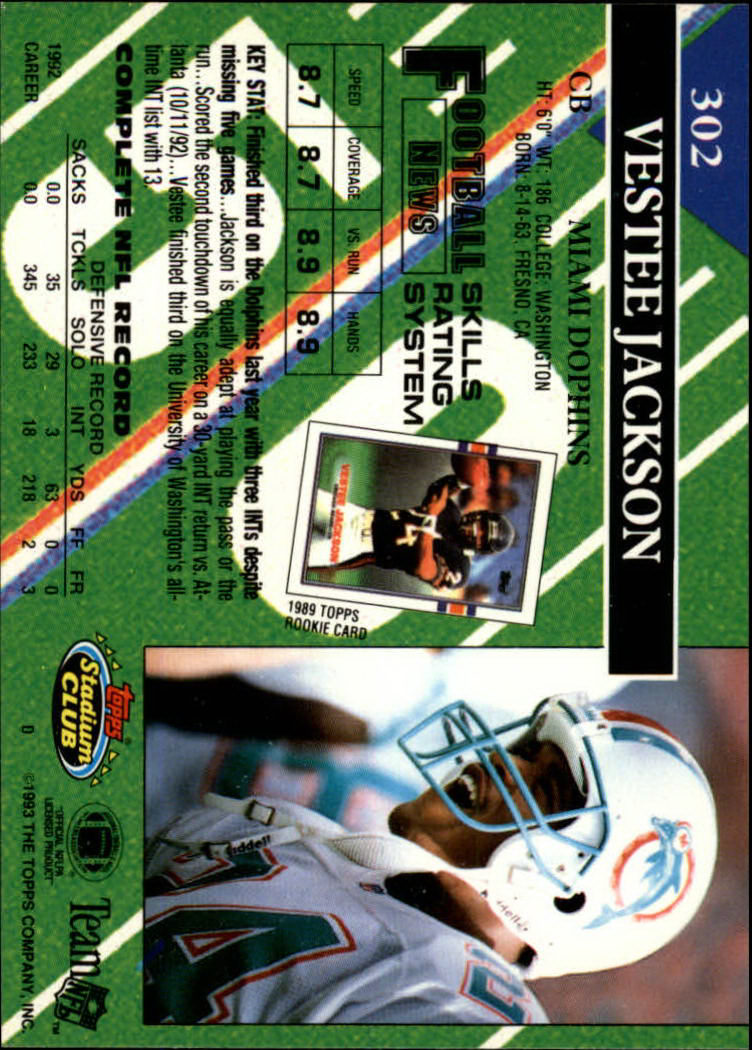 A2126- 1993 Stadium Club FB Cards 251-492 +Rookies -You Pick- 15+ FREE US SHIP - Picture 108 of 473