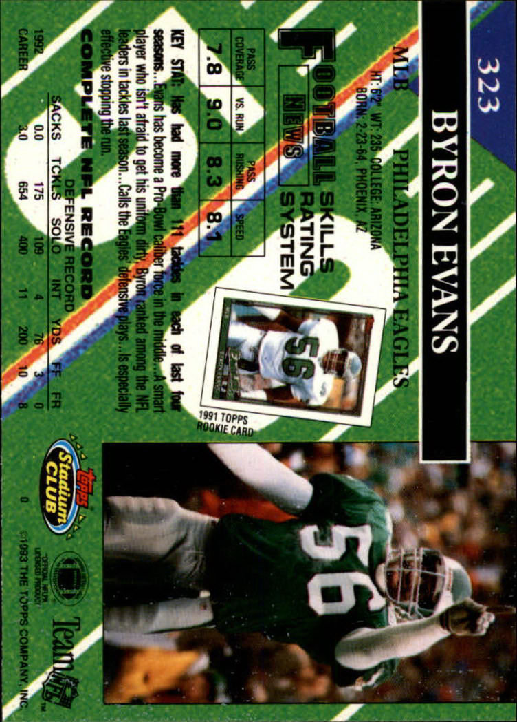A2126- 1993 Stadium Club FB Cards 251-492 +Rookies -You Pick- 15+ FREE US SHIP - Picture 151 of 473