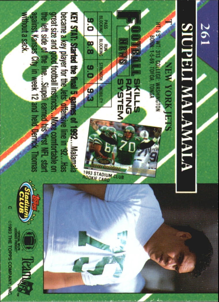 A2126- 1993 Stadium Club FB Cards 251-492 +Rookies -You Pick- 15+ FREE US SHIP - Picture 196 of 473