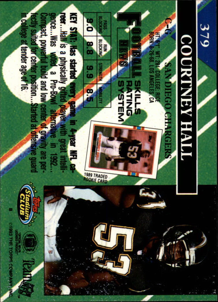 A2126- 1993 Stadium Club FB Cards 251-492 +Rookies -You Pick- 15+ FREE US SHIP - Picture 262 of 473