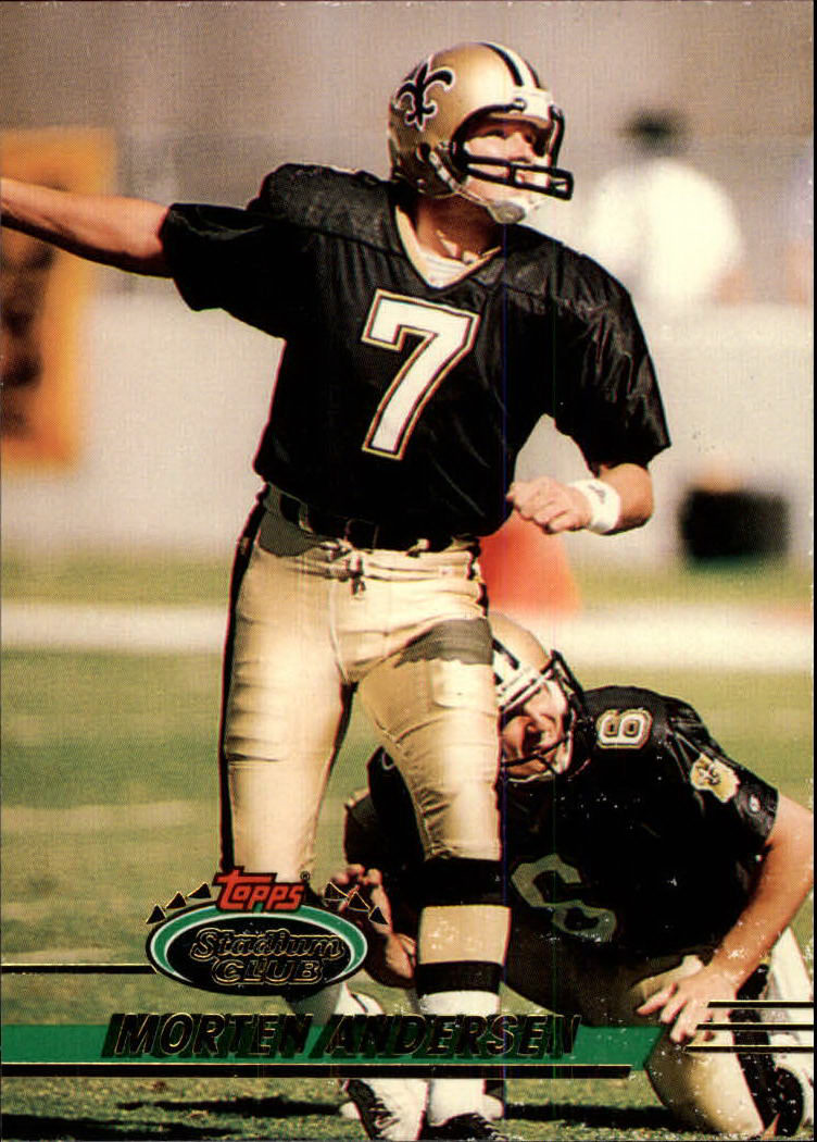 1993 GameDay #33 Morten Andersen New Orleans Saints