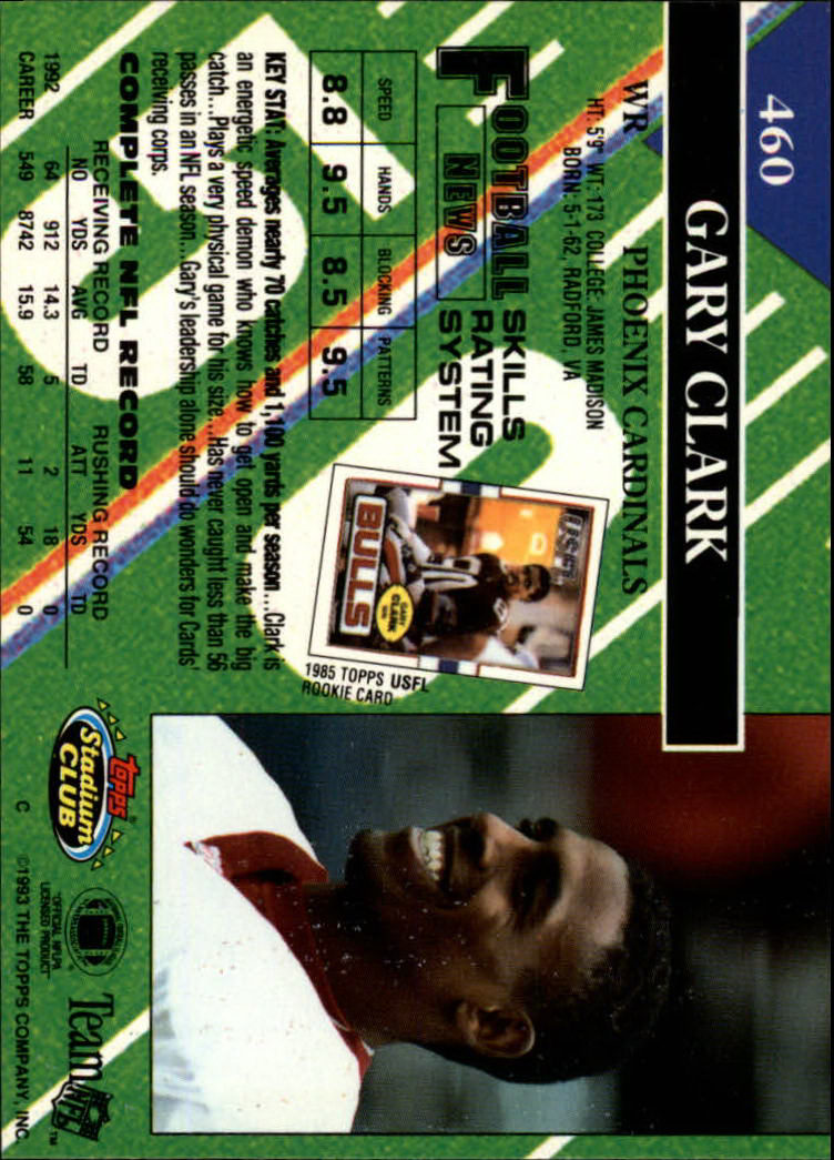 A2126- 1993 Stadium Club FB Cards 251-492 +Rookies -You Pick- 15+ FREE US SHIP - Picture 414 of 473