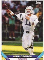 1993 Topps #35 Jeff George