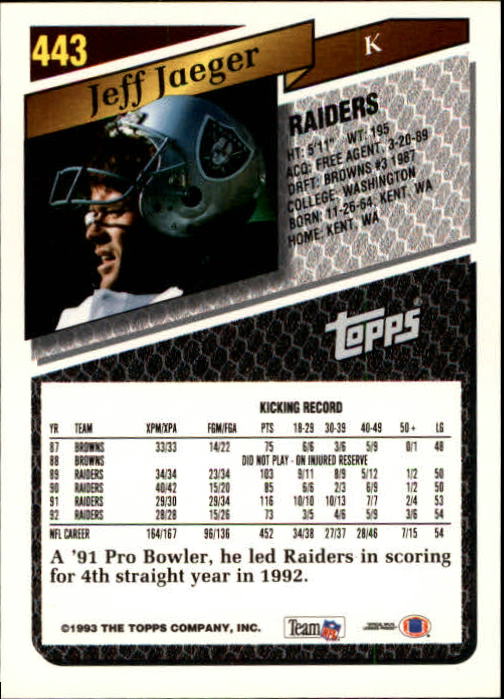 1993 Topps Football Gold (#441-660) Singles - You Choose - Picture 6 of 419