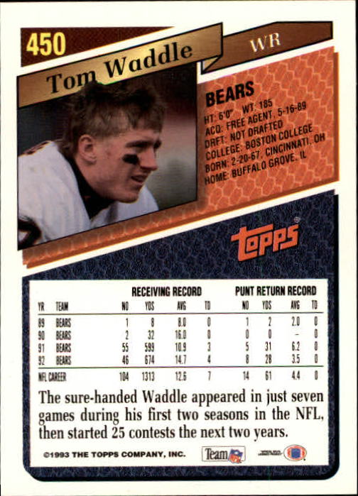 1993 Topps Football Gold (#441-660) Singles - You Choose - Picture 20 of 419