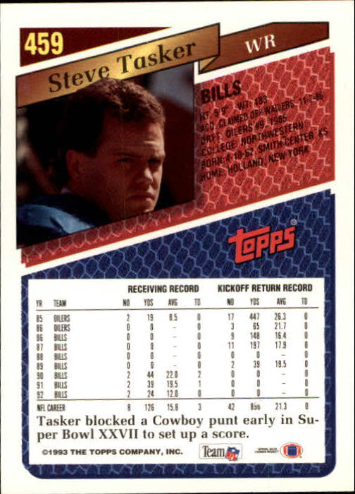 1993 Topps Football Gold (#441-660) Singles - You Choose - Picture 38 of 419