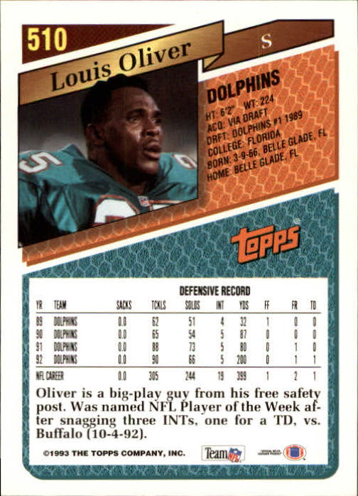 1993 Topps Football Gold (#441-660) Singles - You Choose - Picture 135 of 419