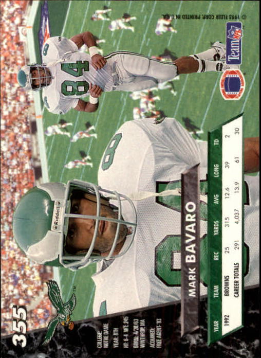 B2186- 1993 Ultra Football Cards 251-500 +Rookies -You Pick- 15+ FREE US SHIP