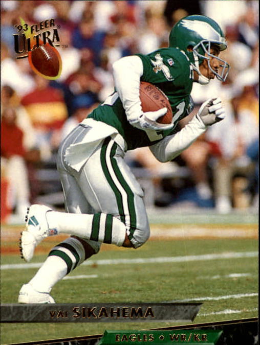 1993 STADIUM CLUB. VAI SIKAHEMA PHILADELPHIA EAGLES #86