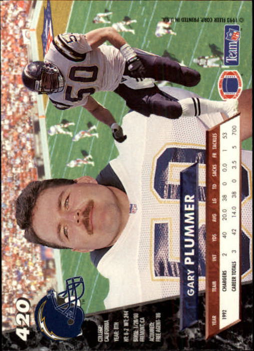 B2186- 1993 Ultra Football Cards 251-500 +Rookies -You Pick- 15+ FREE US SHIP