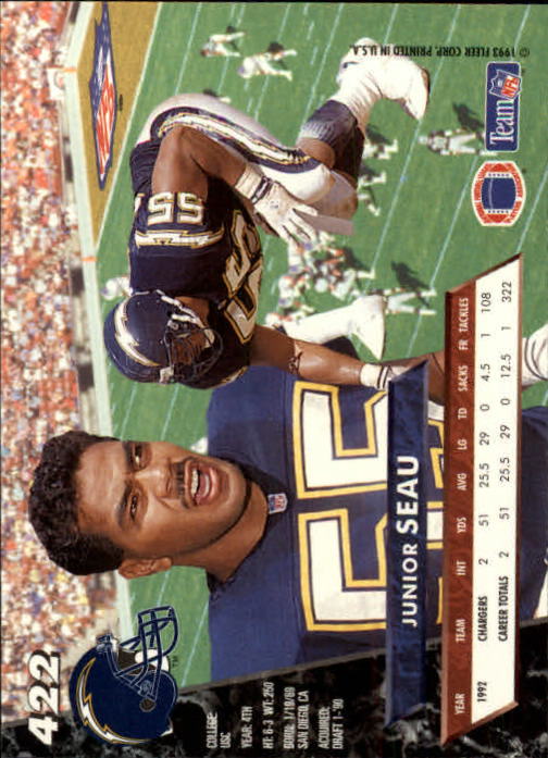 B2186- 1993 Ultra Football Cards 251-500 +Rookies -You Pick- 15+ FREE US SHIP