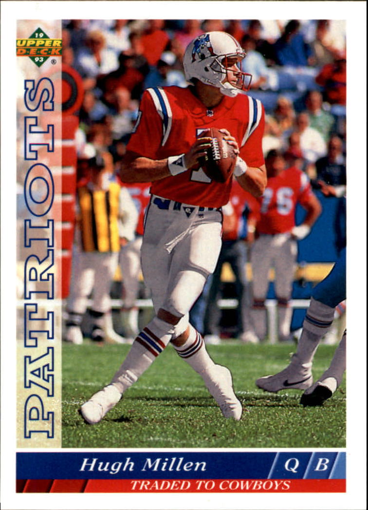 : 1992 Upper Deck # 228 Hugh Millen New England Patriots