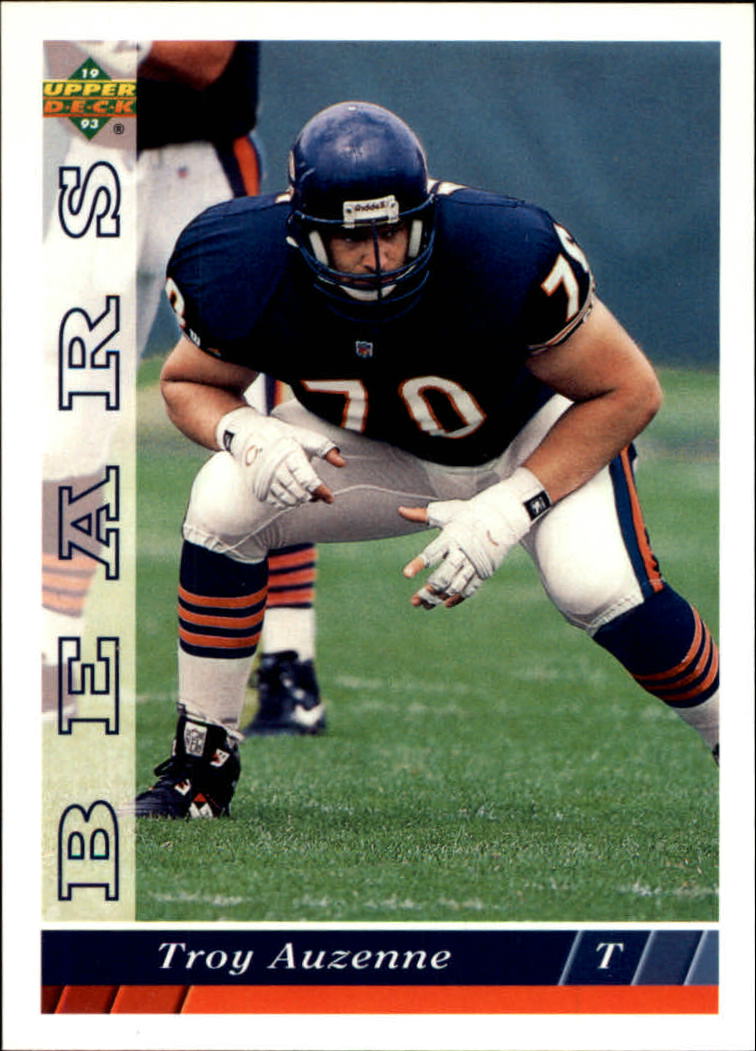 Tom Waddle Chicago Bears Autographed 1993 Upper Deck #418 Signed Football  Card