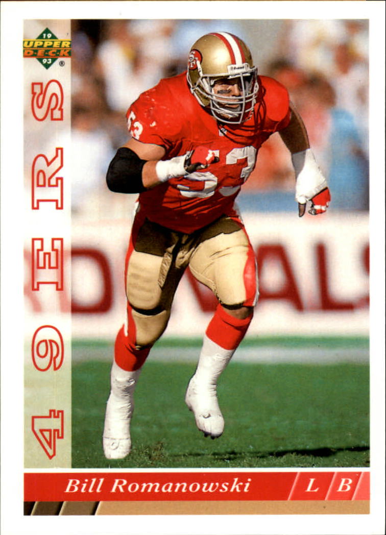 1993 Upper Deck Football "Main Set" Cards #251 to #500 Rookies and Veterans - Picture 26 of 500