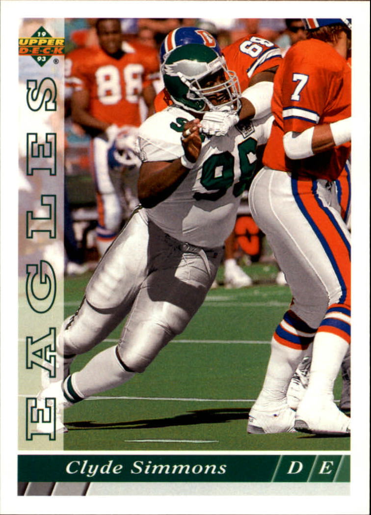 1993 Upper Deck Football "Main Set" Cards #251 to #500 Rookies and Veterans - Picture 30 of 500