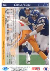 1993 Upper Deck Football "Main Set" Cards #251 to #500 Rookies and Veterans - Picture 87 of 500