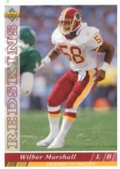 1993 Upper Deck Football "Main Set" Cards #251 to #500 Rookies and Veterans - Picture 90 of 500