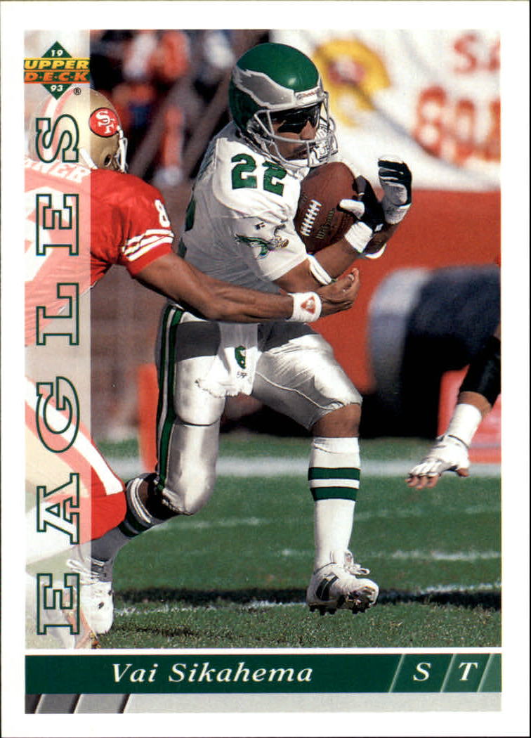 1992 Upper Deck #543 Vai Sikahema - NM-MT