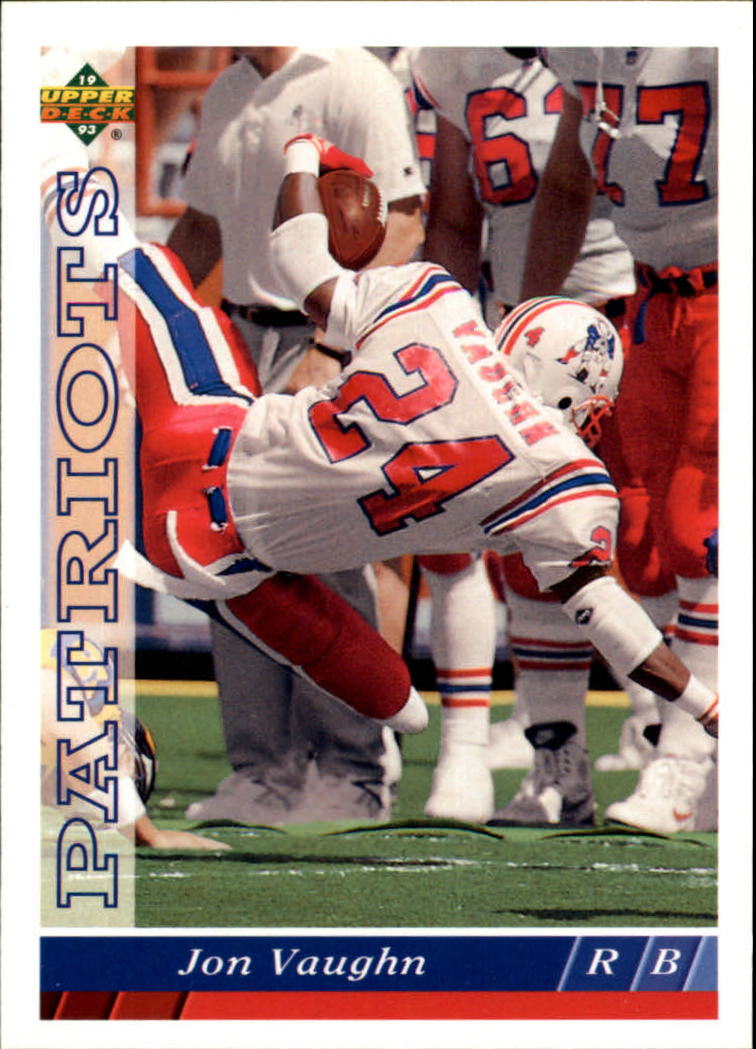 1993 Upper Deck Football "Main Set" Cards #251 to #500 Rookies and Veterans - Picture 227 of 500