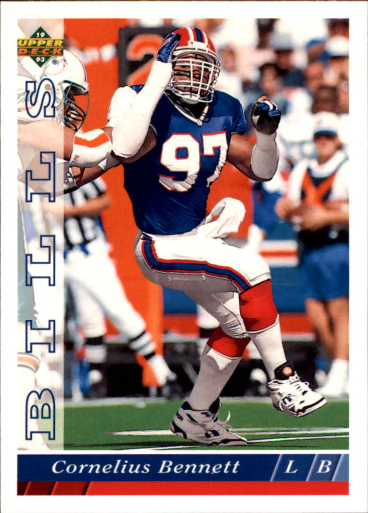 1993 Upper Deck Football "Main Set" Cards #251 to #500 Rookies and Veterans - Picture 245 of 500