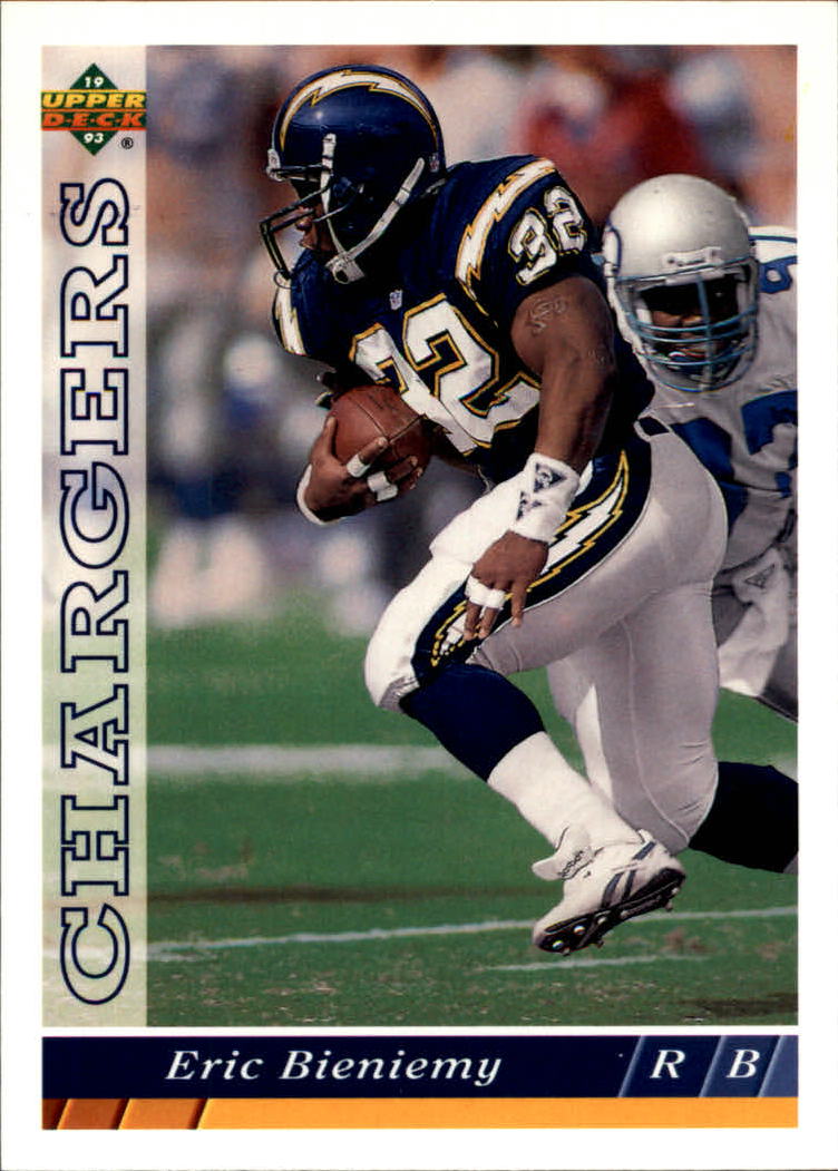 1993 Upper Deck Football "Main Set" Cards #251 to #500 Rookies and Veterans - Picture 253 of 500
