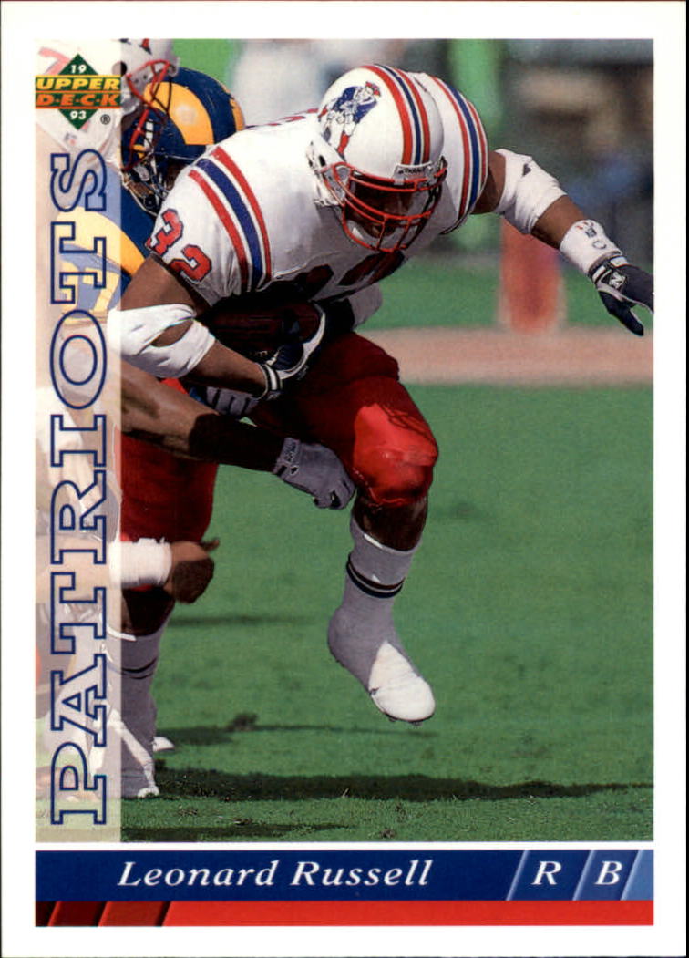 1993 Upper Deck Football "Main Set" Cards #251 to #500 Rookies and Veterans - Picture 261 of 500