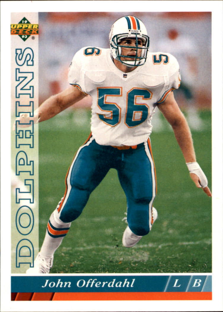 1993 Upper Deck #385 John Offerdahl - NM-MT