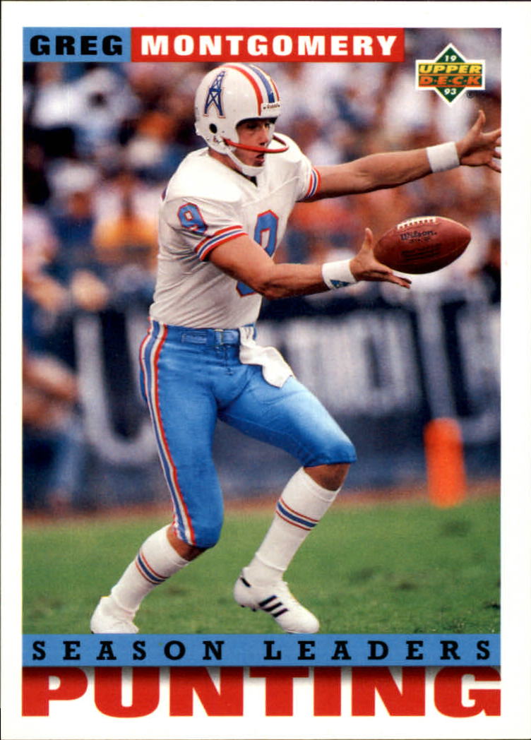 1993 Upper Deck Football "Main Set" Cards #251 to #500 Rookies and Veterans - Picture 357 of 500