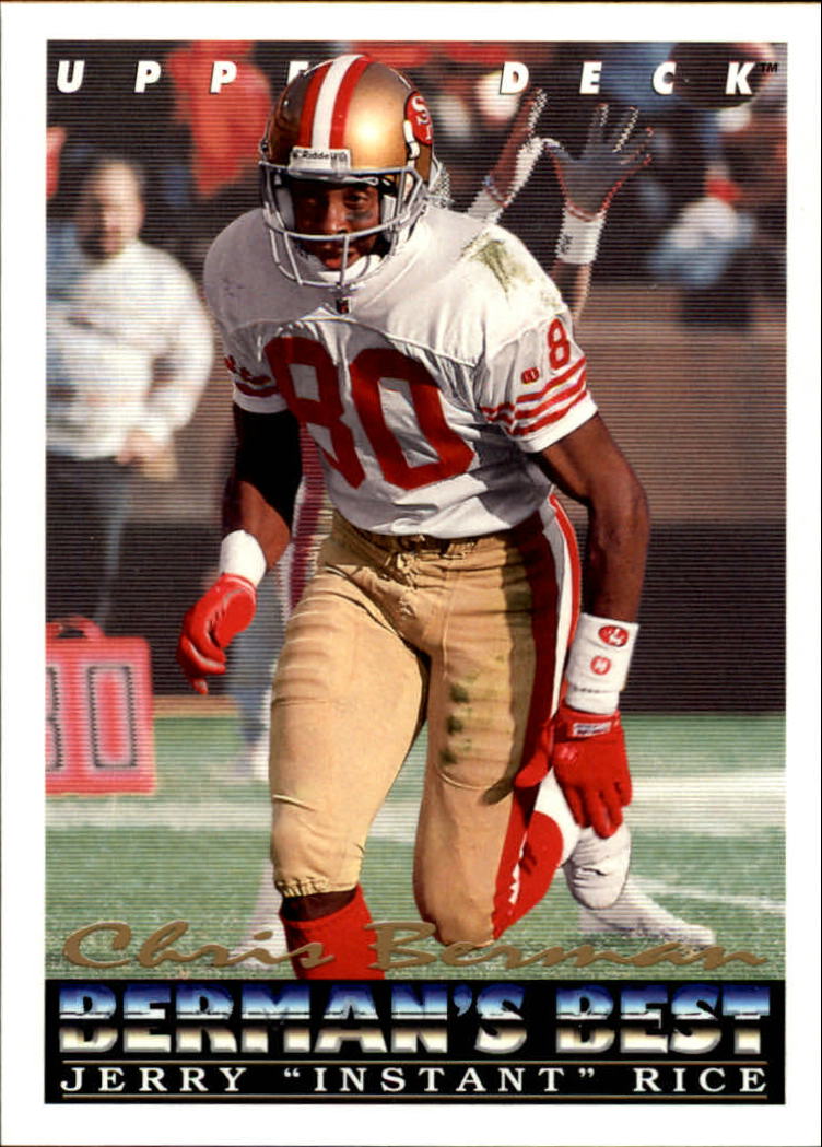 1993 Upper Deck #433 Jerry Rice BB