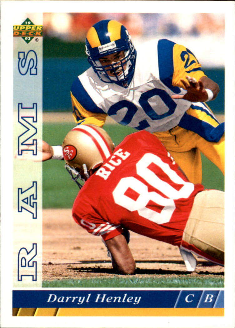 1993 Upper Deck Football "Main Set" Cards #251 to #500 Rookies and Veterans - Picture 439 of 500
