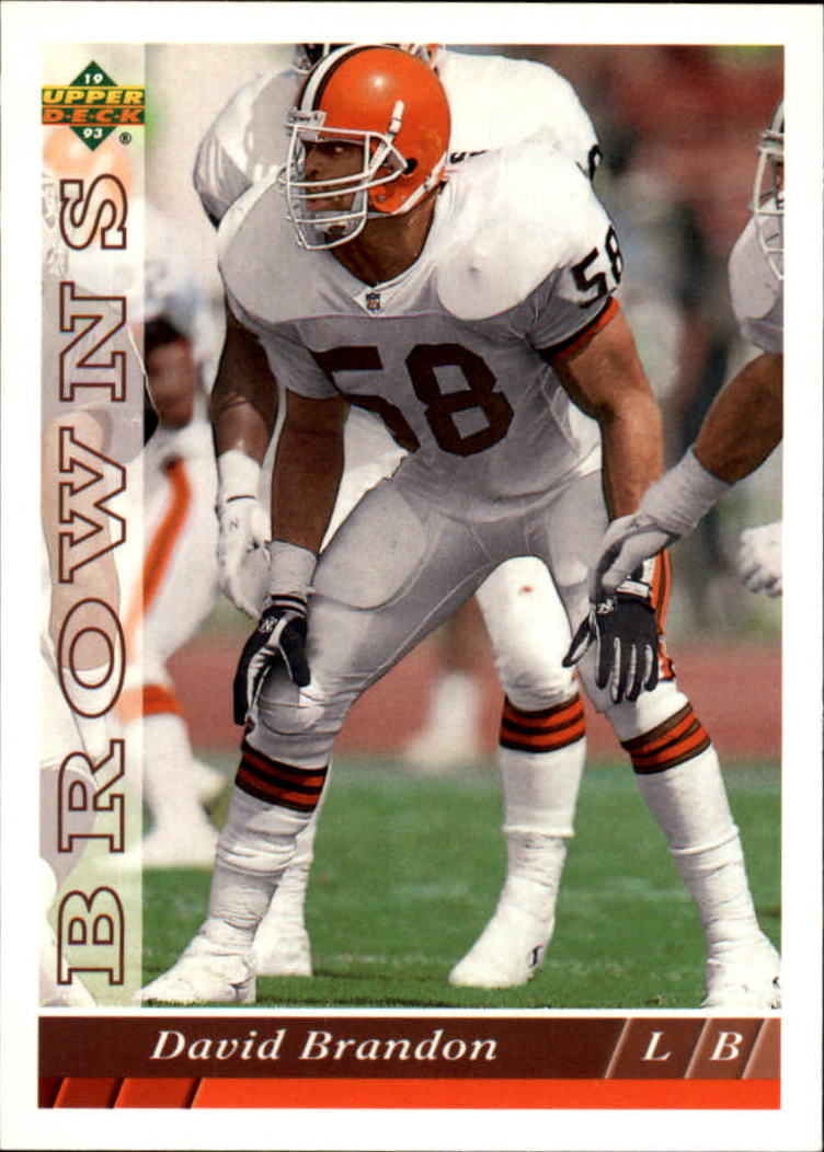 1993 Upper Deck Football "Main Set" Cards #251 to #500 Rookies and Veterans - Picture 495 of 500