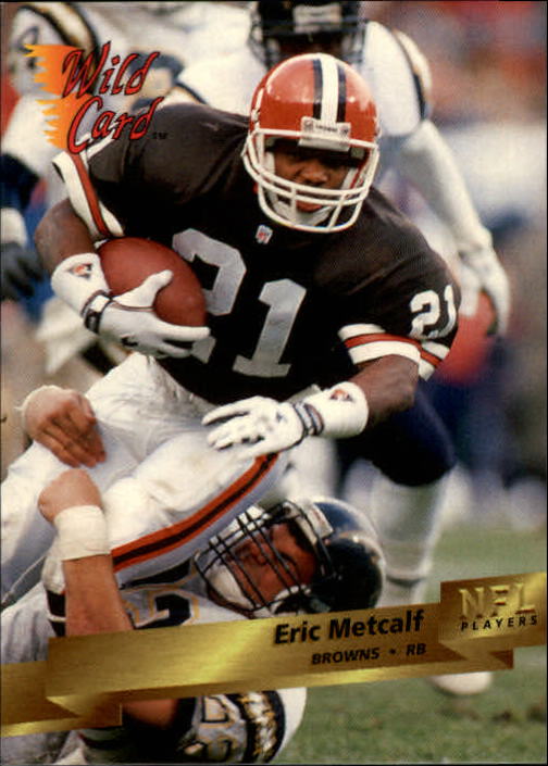 1993 Wild Card #43 Eric Metcalf